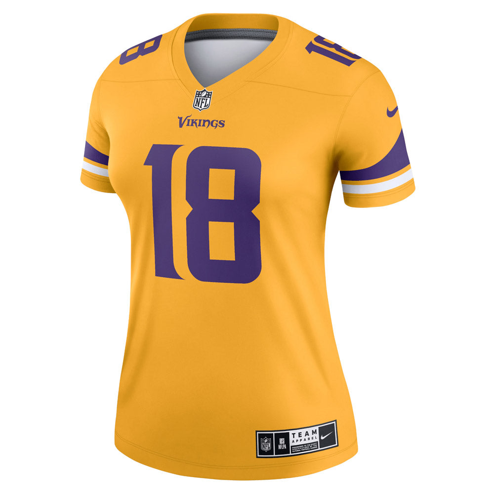 Minnesota Vikings Mens Purple F4571621 Nike Justin Jefferson Alternate  Legend Jersey