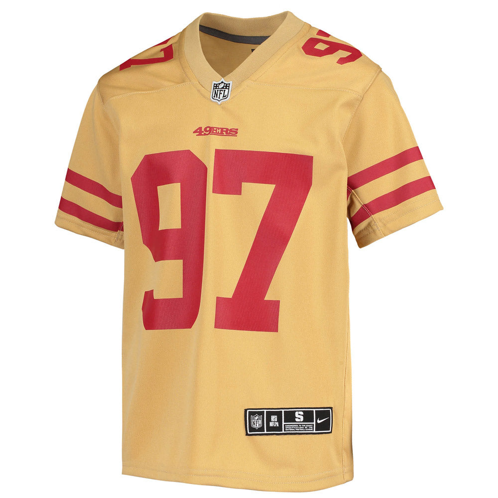 San Francisco 49ers Nike Game Road Jersey White Nick Bosa