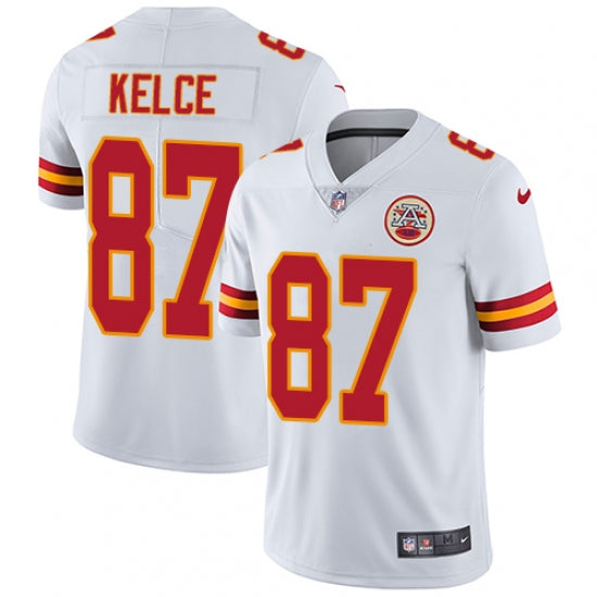 Youth Travis Kelce Red Kansas City Chiefs Replica Player Jersey