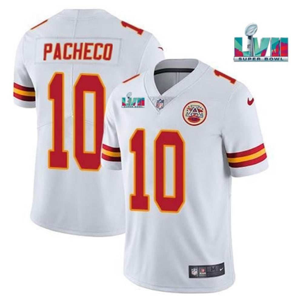 Men's Nike Isiah Pacheco Red Kansas City Chiefs Game Player Jersey