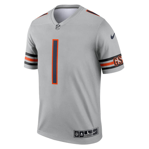 Justin Fields Chicago Bears Nike Men's White Replica Game Jersey - Clark  Street Sports