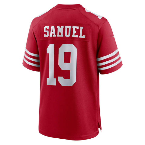 Deebo Samuel Signed Custom Framed 49ers Jersey Color LED Backlit Display  with 2019 Panini Absolute #111 RC & 2019 Panini Illusions #99 RC (Fanatics)