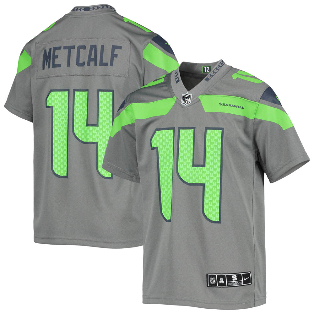 DK Metcalf Autographed Seattle Seahawks Navy Nike Vapor Limited Jersey –  The Jersey Source