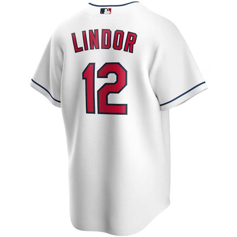 Nike Youth New York Mets Francisco Lindor #12 White Replica Jersey